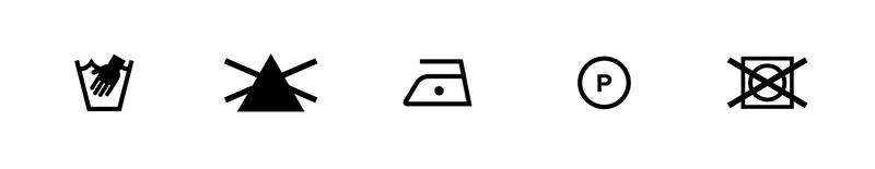 Pflegeetikett KIKI Turtle Anthracite