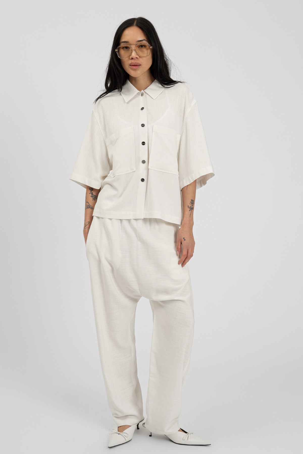 ZANNY Short Shirt White