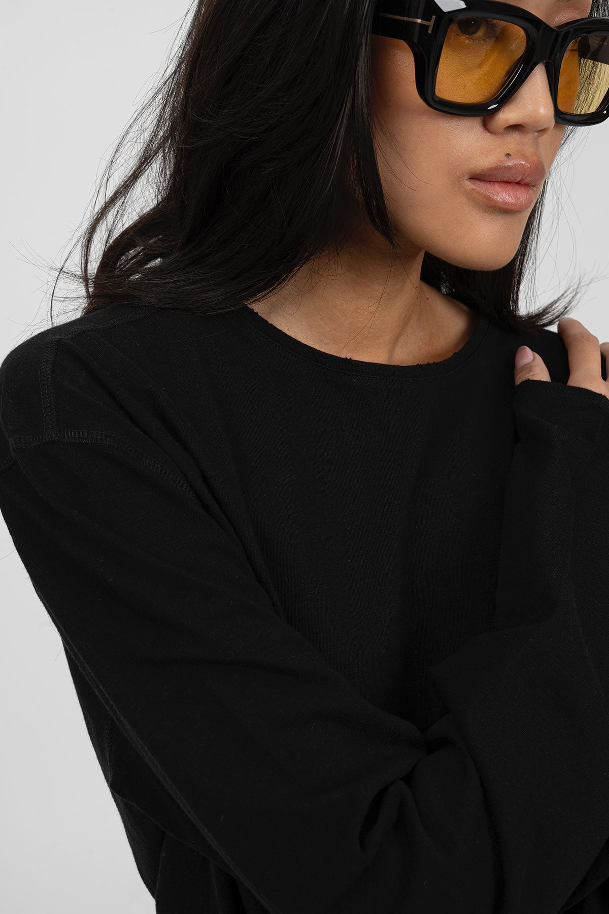 bp FLAME 004 Long Tee Black