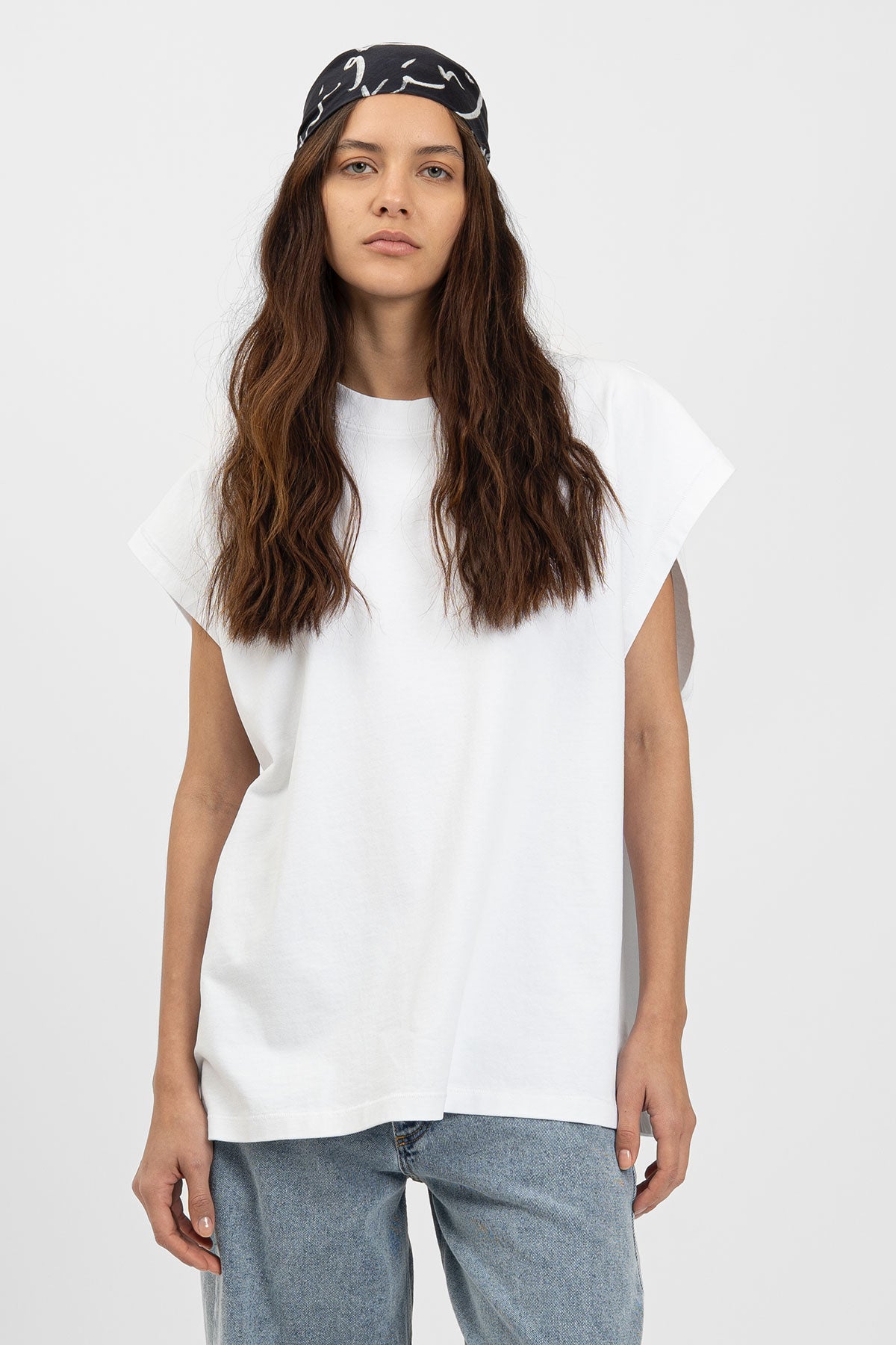 bp HEAVY 013 Sleeveless Tee White