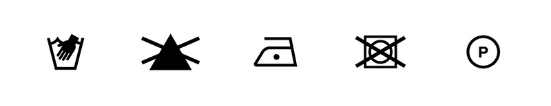 Pflegeetikett JONY Flares White