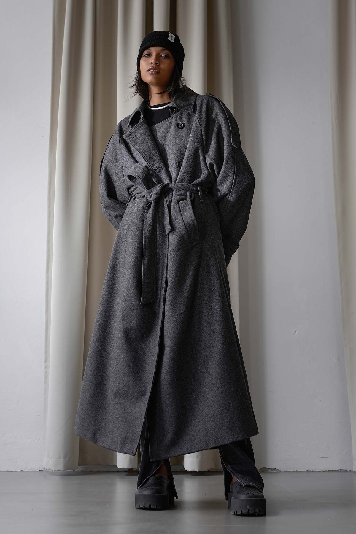 CADY Trenchcoat Anthracite