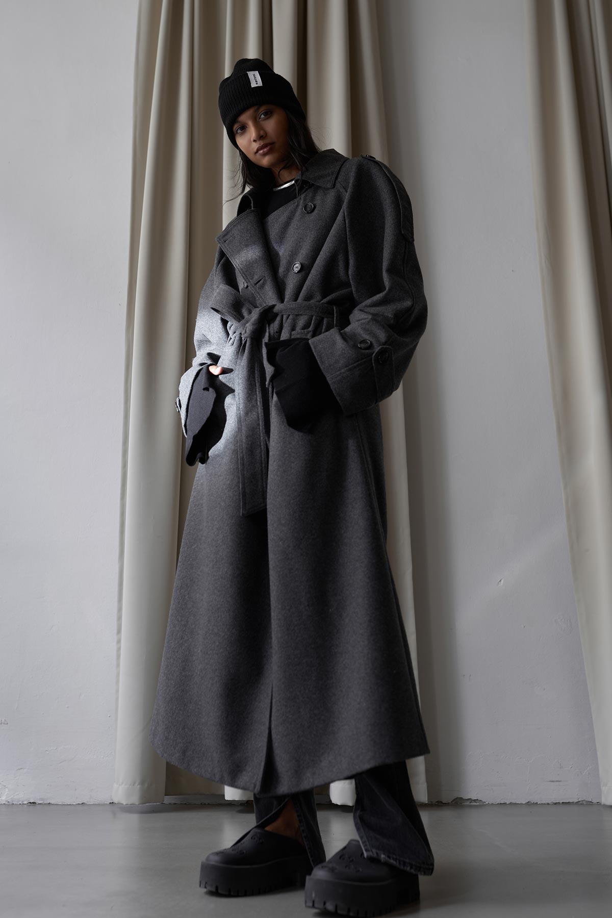 CADY Trenchcoat Anthracite