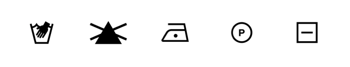 Pflegeetikett TRIANGLE Mini Scarf Grey