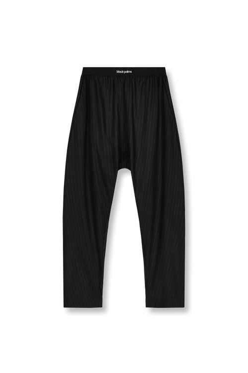 BENJA Pants Pinstripe Black