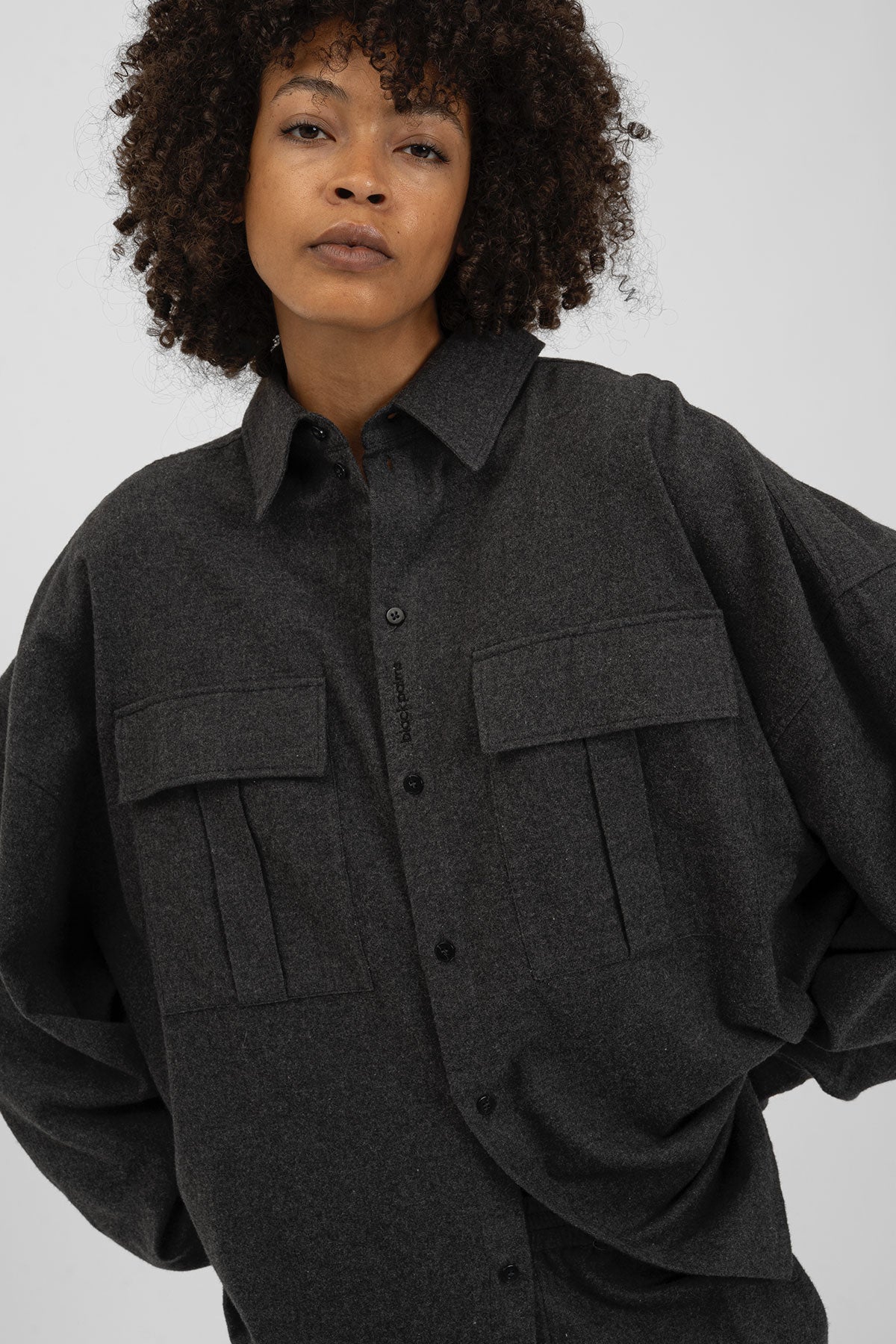 FLANNY Shirt Anthracite