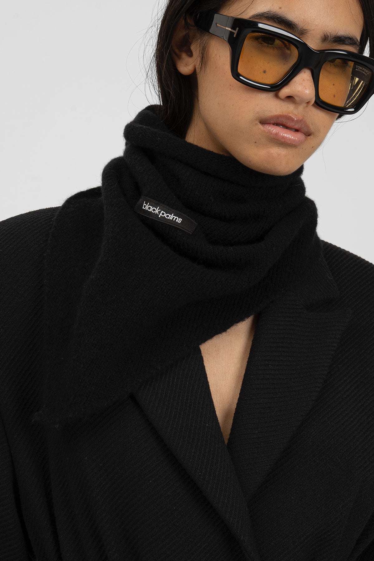 TRIANGLE Mini Scarf  Black