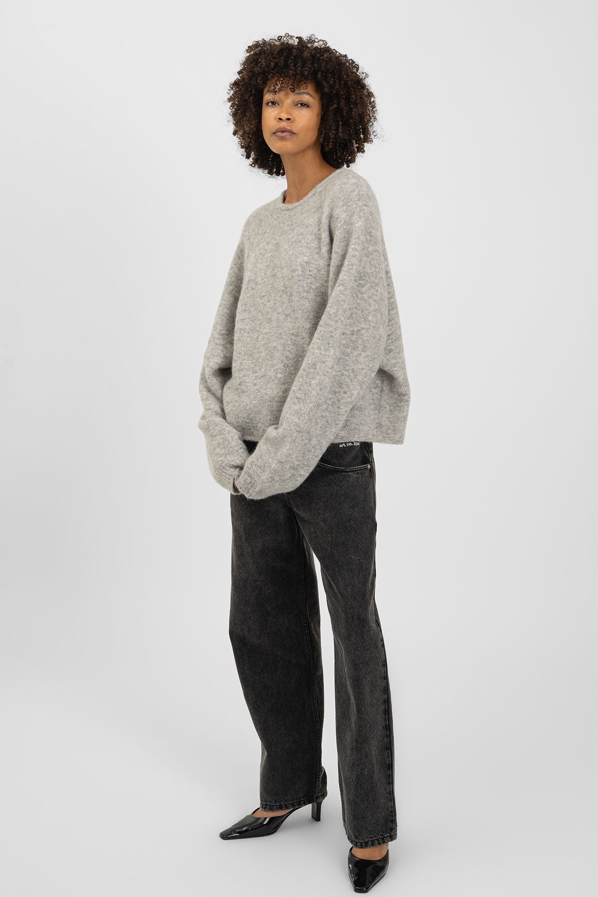 YUNA Sweater Light Grey