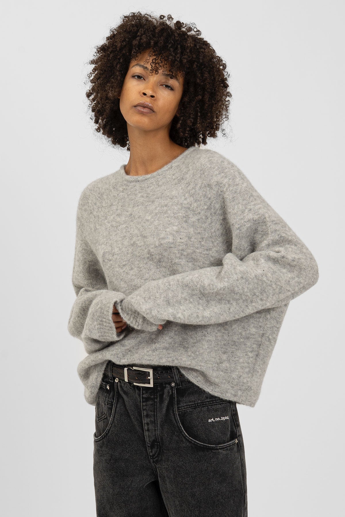 YUNA Sweater Light Grey