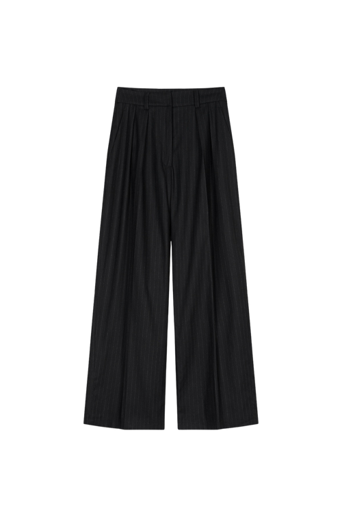 BENJA Flares Pinstripe Black