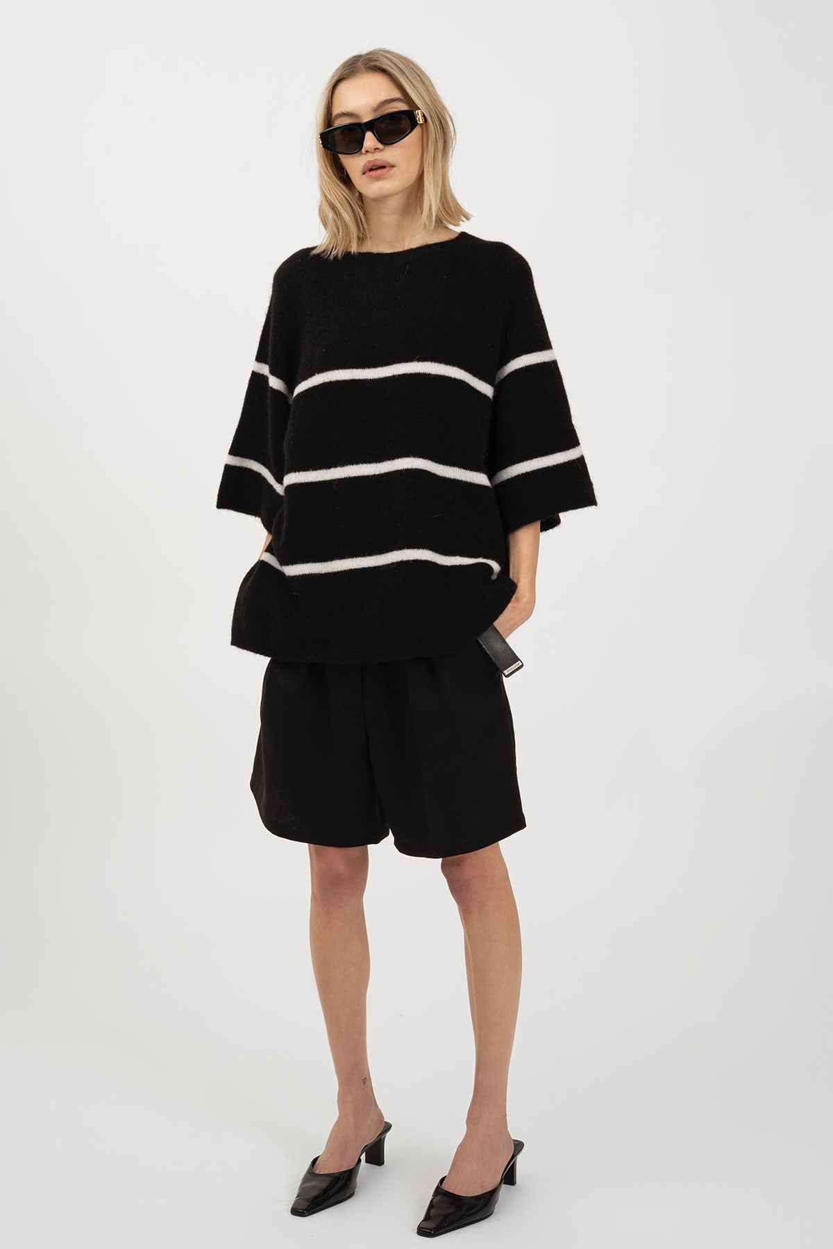 FILINE Tee Black Striped