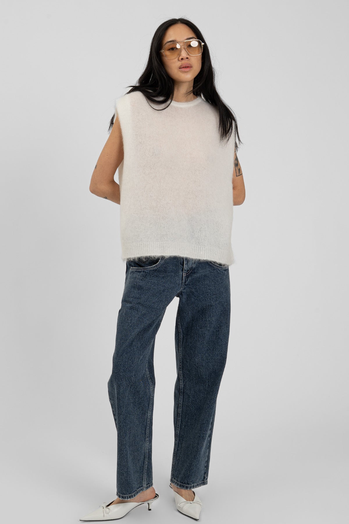 AYA Cardigan White