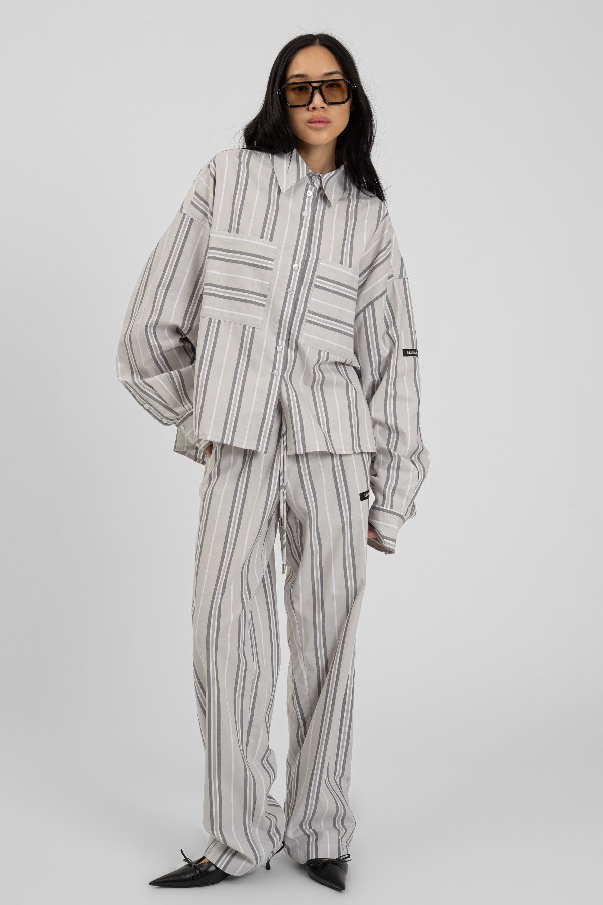 KIANY Pants Grey Striped