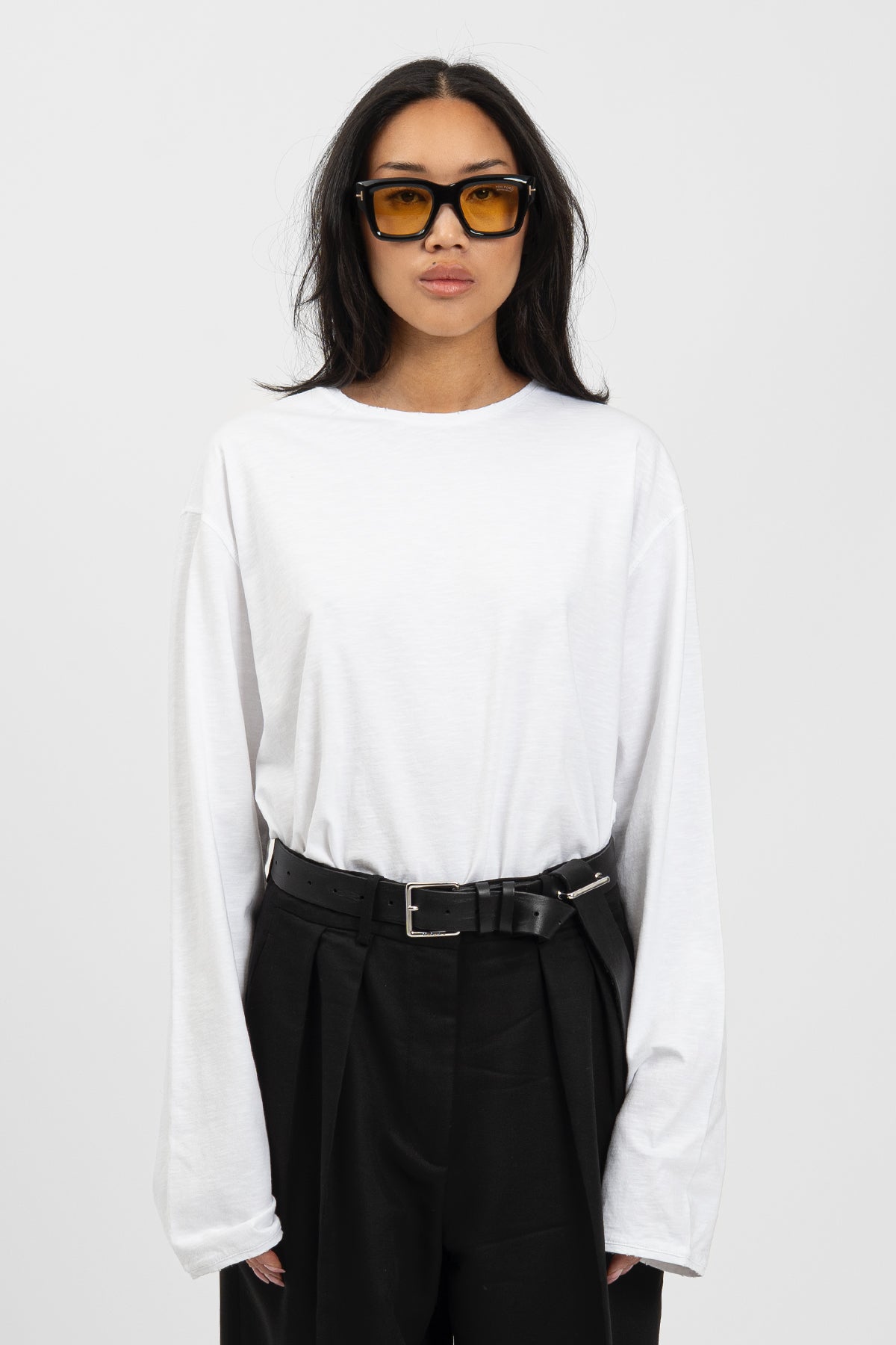 bp FLAME 004 Long Tee White
